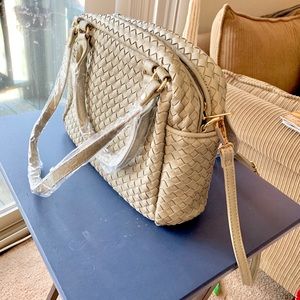MOVING SALE Woven Satchel